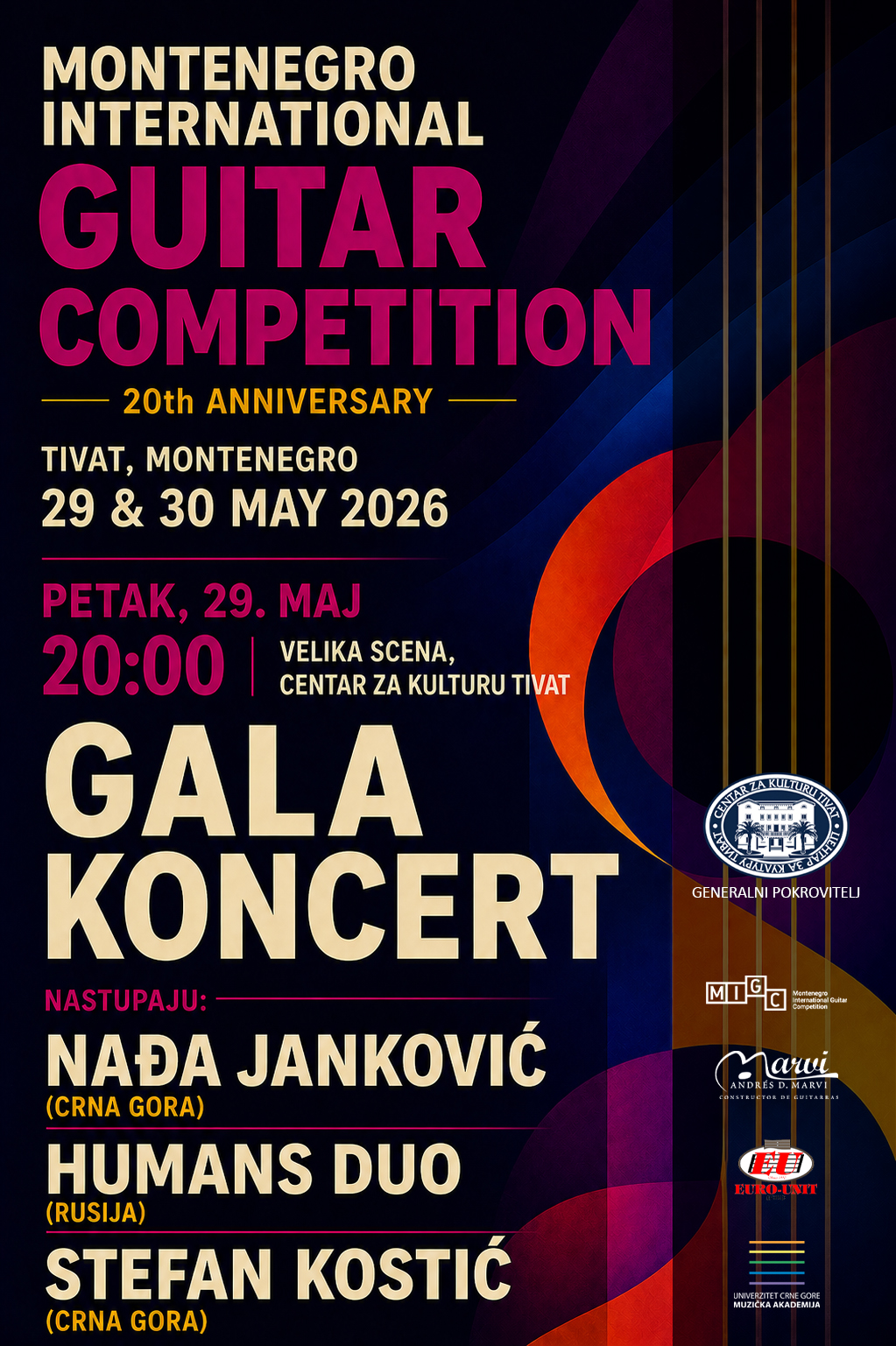MIGC 2026 Gala koncert — 29. maj 2026
